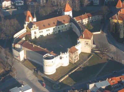 Letecký pohľad na Kežmarský hrad